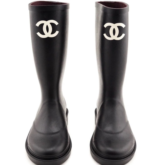 Chanel Rain boots - Brand New - Never worn! - Picture 1 of 5